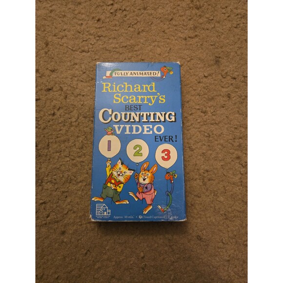 Richard Scarry's Best Counting Video Ever! VHS, 1989 - Picture 1 of 9